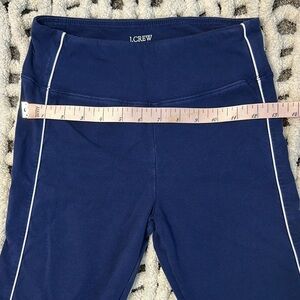 J. Crew Dark Blue Leggings with White Trim